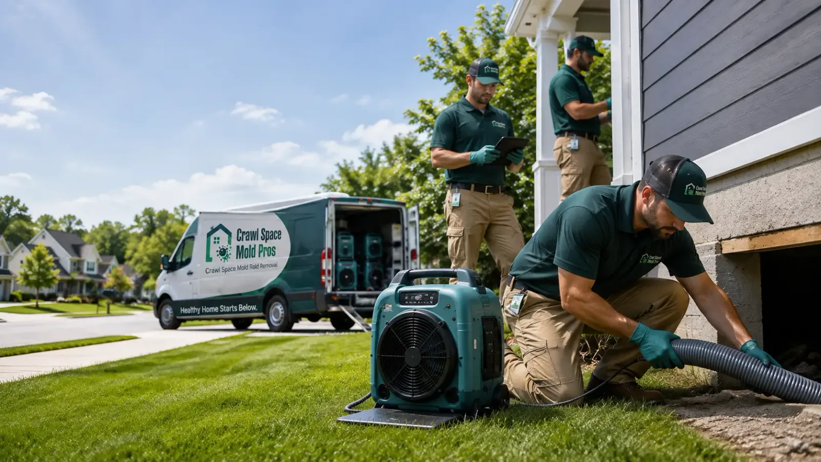 Crawl Space Mold Removal in Moundridge, KS